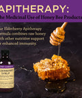 Honey Gardens Elderberry & Honey Immune Syrup - Black Elderberry Syrup For Adults & Kids Natural Throat Defense Wellness Supplement With Propolis & Organic Apple Cider Vinegar - 8 Fl Oz