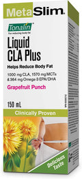 Webber Naturals MetaSlim, CLA (Conjugated Linoleic Acid) Plus Omega-3, Liquid, Grapefruit Flavour, 1,000 mg, 364 mg, 150 mL