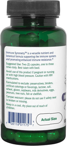 Vitanica Immune Symmetry Immune Support Vegan 60 Capsules