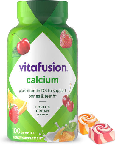 Vitafusion Calcium Gummy Vitamins, 100ct