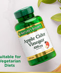 Nature's Bounty Apple Cider Vinegar 480Mg Pills Vegetarian Supplement Plant Based 200 Tablets