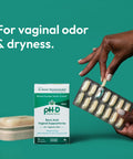 pH-D Feminine Health - Boric Acid Moisturizing Suppository - Woman Owned - For Vaginal Odor - Paraben-Free And Cruelty-Free - 14 Count