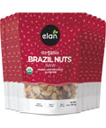 Elan Organic Raw Brazil Nuts, 6.5 oz, Whole Nuts, No Shell, Non-GMO, Vegan, Gluten-Free, Kosher, Healthy Snacks