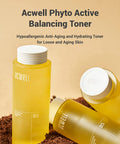 ACWELL Phyto Active Balancing Facial Hydrating Toner 5.4 fl.oz. AntiAging with Peptides Amino Acid and Licorice Extracts for Skin Hydration and Nourishment Face Astringent for Skin Tightening
