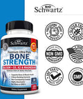 Bone Strength Supplement with Calcium D3 K2 Magnesium Highly Absorbable Vitamin Blend for Bone Muscle Support NonConstipating Formula 8 Bone Building Nutrients 120 Count