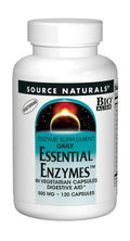 Source s Essential Enzymes 500mg Bio-Aligned Multiple Supplement Herbal Defense for Digestion, Gas & Constipation Relief & Daily Digestive Health - Strong Immune System Support - 120 VegiCaps