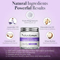 Naturallymum NaturallyMum - Magnesium Body Lotion [NATURAL & VEGAN] - Topical Magnesium Cream Lotion Support for Sleep Bone Heart & Muscle Health - Lavender - Made in UK & Safe for Kids