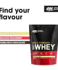 Optimum Nutrition Gold Standard 100% Whey Muscle Building And Recovery Protein Powder With Naturally Occurring Glutamine And Bcaa Amino Acids Vanilla Ice Cream Flavour 15 Servings 450 G