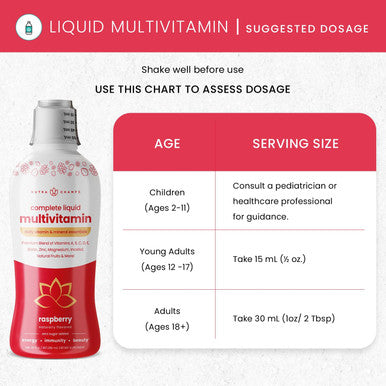 Nutrachamps Complete Liquid Multivitamins No Added Sugar Liquid Vitamins For Women Men & Kids Vegan Liquid Vitamin Multimineral Supplement Energy Immunity & Beauty