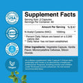 Natures Craft NAC Supplement N-Acetyl Cysteine 1000mg - Vegan High Absorption Non-Smelly NAC 1000mg Capsules Glutathione Precursor for Liver Cleanse Detox & Repair plus Lung Health and Immunity Support (2 Months)