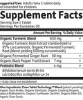 Garden of Life Organics Maximum Strength Turmeric Joints & Mobility Support 30 Tablets - 500Mg Curcumin (95% Curcuminoids) Black Pepper - Organic Non-Gmo Vegan & Gluten Free Herbal Supplements
