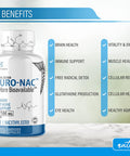 Neuro NAC Supplement N-Acetyl Cysteine Ethyl Ester - 20x More Bioavailable Than NAC 600 mg (60 Capsules)