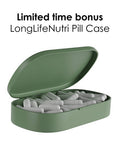 LongLifeNutri Palmitoylethanolamide 400 Mg Capsules - 120 Veggie Pills | Micronized Pea Formula | Premium Quality Supplement