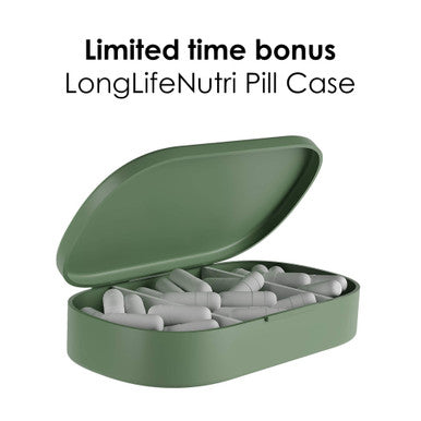 LongLifeNutri Palmitoylethanolamide 400 Mg Capsules - 120 Veggie Pills | Micronized Pea Formula | Premium Quality Supplement