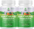 Natures Craft Tasty Kids Calcium Gummies - Vitamin D & Calcium Gummies for Children - Vitamin Gummies with Calcium & Vitamin D for Muscle Bone & Development - Gelatin- Kosher Childrens Gummies 30ct (2 Pack)