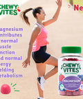 Chewy Vites Adult Gummies Magnesium Citrate 736mg Offering 82.5mg of Elemental Magnesium 60 Vitamin Gummies 2 Months Supply Real Fruit Juice Vegan Berries Flavour