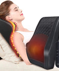 Boriwat Back Massager With Heat, Massagers For Neck And Back, 3D Kneading Massage Pillow For Back, Neck, Shoulder, Leg Pain Relief, Gifts For Men Women Mom Dad, Stress Relax At Home Office And Car