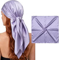 100% Mulberry Silk Pillowcase 19 Momme Zipper Closure - Lilac/Standard | Pure Grade 6A silk. Helps reduce hair frizz, breakage, sleep lines & retaining moisture. OEKO-TEX certified, hypoallergenic.
