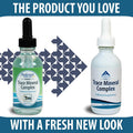 Trace Mineral Complex Full Spectrum Minerals Ionic Liquid Mineral Drops For Water Electrolytes, Hydration Supplement 2 Fl Oz Glass Bottle
