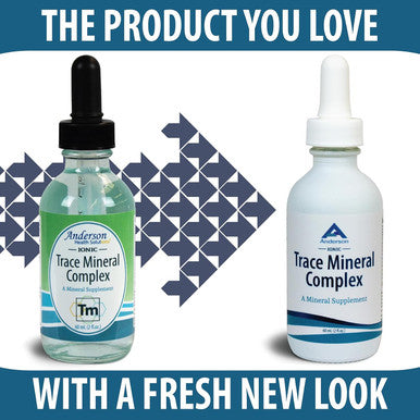 Trace Mineral Complex Full Spectrum Minerals Ionic Liquid Mineral Drops For Water Electrolytes, Hydration Supplement 2 Fl Oz Glass Bottle