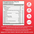 Llama Naturals Multivitamin for Women & Men Vegan Organic Gummies with Vitamin D C & K Adults Real Fruit Gummy Vitamins Chewable Multivitamin Supplement No Added Sugar Cane Strawberry 120 Ct
