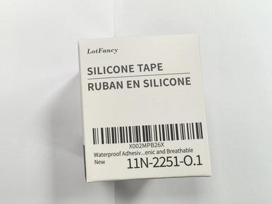 Lotfancy Medical Silicone Tape, 2Rolls 1 5.5 Yds, Waterproof Adhesive Surgical Tape, Soft Skin Tape For Surgery First Aid, Wound, Bandage And Sensitive Skin