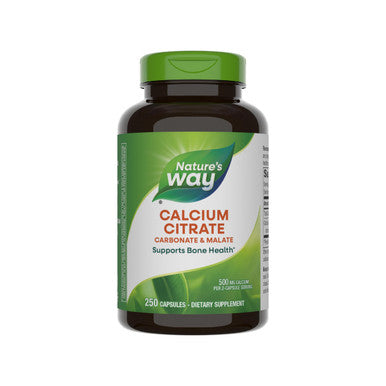 Nature's Way Calcium Citrate Complex 500 mg per serving 250 Capsules