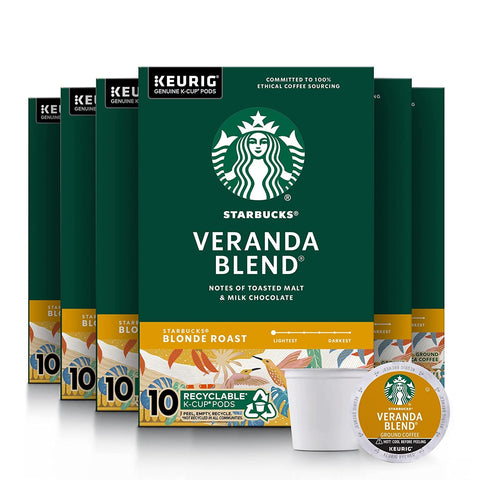 Starbucks K-Cup Coffee Pods, Medium Roast Coffee for Keurig Brewers, Holiday Blend, 100% Arabica, Limited Holiday Edition, 1 Box (32 Pods)