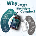 Weightworld Electrolyte Tablets - 6 Months Supply - 180 Vegan Tablets with Sodium Magnesium Chloride Calcium & Potassium for Fasting - Keto Electrolyte Powder Alternative - for Energy & Electrolyte Balance
