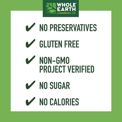 Whole Earth Stevia & Monk Fruit Sweetener Bundle (400 Count Packets + 9.8 Ounce Jar)