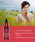 APIVITA Wine Elixir Replenishing Firming Face Oil 1.01 fl.oz. Powerful AntiAging Face Oil with Vitamin E Greek Grape Seed Oil for Reducing Appearance of Wrinkles Dermatologist Tested Facial Oil