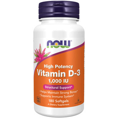 Now Foods, Vitamin D 1000iu, 180 Softgels