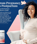 Best Nest Wellness Mama Bird Probiotics Gut-Brain Health Connection: Once Daily Women Probiotic for Prenatal Postnatal & Fertility Digestive Health 50B CFU15 Strains Probiotic Supplement 30 Count