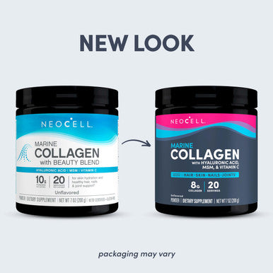 Neocell Marine Collagen With Beauty Blend; For Skin Hydration; Healthy Hair Nails And Joint Support; Keto Certified Gluten Free; Unflavored Powder 7 Ounces 20 Servings*