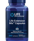 Life Extension Mix (Multi-Vitamin), 360 Capsules, Package may vary