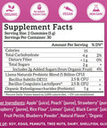 Llama Naturals Probiotics for Women and Men with Prebiotic Fiber Vegan Organic Probiotic Gummies for Gut Health Support Adults Real Fruit Gummy Vitamins No Added Sugar Cane Mixed Berry 60 Ct
