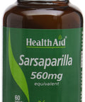 HealthAid Sarsaparilla 560mg - 60 Vegan Tablets
