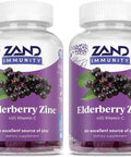Zand Elderberry Zinc Immunity Gummies With Vitamin C Year-Round Immune Support For Children & Adults 60Ct 30 Serv.