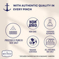 Sea Salt Superstore Flaky Sea Salt Hand Harvested Sea Salt Flakes Baja Fleur de Sel Flake Salt Gourmet Finishing Flaky Salt for Baking and Cooking 7 oz Bag