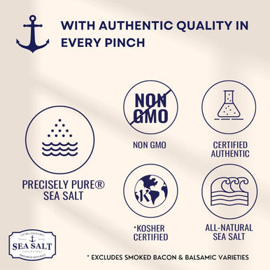 Sea Salt Superstore Flaky Sea Salt Hand Harvested Sea Salt Flakes Baja Fleur de Sel Flake Salt Gourmet Finishing Flaky Salt for Baking and Cooking 7 oz Bag