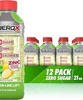 SueroX Sugar Free Electrolyte Drink, Lemon Lift, 21.3 Fl Oz, 12 Pack | Sports Drink with 8 Ions, Zero Sugar, Zero Calories, Hydration & Recovery