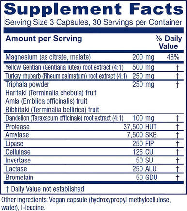 Vitanica Colon Motility Blend Colon Support Vegan 90 Capsules