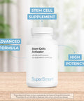 Supersmart Stem Cells Activator Natural Formula Stimultes Stem Cells Fucoidan Extract Boost Immune System Anti Aging Supplement NonGMO Gluten Free 120 Vegetarian Capsules