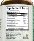 Colon Cleanse Extra Strength - Cape Aloe Capsules: Supports Weight Management for Women & Men Fiber Supplement Digestive Support Blend - Gentle, No Cramping