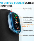 Flaremore Cordless Heated Knee Massager For Pain Relief Fsa Eligible Hsa 2026 Upgrade 4-Motor Full-Coverage Vibration & Heat Xl Heating Knee Brace For Targeted Pain Relief In Knee Shoulder & Elbow 5 Heat Levels & 5 Massage Modes