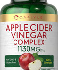 Carlyle Apple Cider Vinegar Complex Capsules | 120 Pills | with Cayenne and Ginger | Non-GMO & Gluten Supplement
