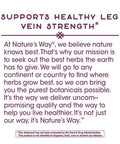 Nature'S Way Leg Veins Support Blend, Horse Chestnut, Grape Seed Extract, And Cayenne Pepper For Leg Vein Support, Vegetarian, 60 Capsules