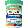 NewRhythm Probiotics for Immune Support Akkermansia Probiotic Supplement for Women & Men 30 Billion CFU 16 Strains Plus Zinc Vitamin C & D3 Elderberry & Echinacea Non-GMO 30 Capsules