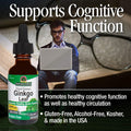 Nature'S Answer Ginkgo Leaf 1-Ounce Ginkgo Biloba Extract Alcohol | Promotes Cognitive Function | Mental Clarity | Natural Energy Booster