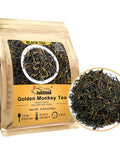 Fullchea - Golden Monkey Tea - Chinese Black Tea Loose Leaf - Fujian Tea Red with Gold Tips - Health Tea (8.8oz / 250g)